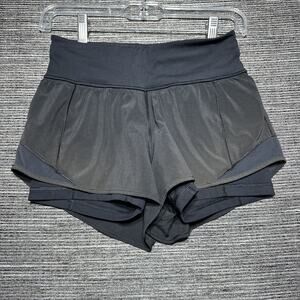 Lululemon Shorts Women's Size 4 Black Hotty Hot 7AEQS